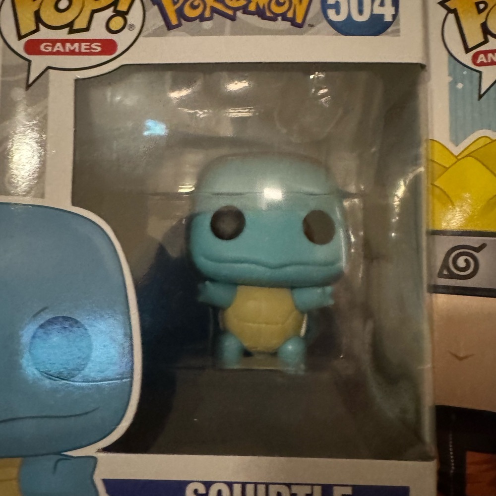 Funko Pop Pokémon Squirtle Blue and Tan Figure
